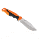 Buck Knives 658 Pursuit Pro Small Knife, 3.75in S35VN Satin Drop Point, Versaflex Orange/Black Handle, 12753
