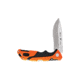 Buck Knives 659 Pursuit Pro Large Folding Knife, 3.6in S35VN Satin Drop Point, Versaflex Orange/Black Handle, 12754
