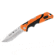 Buck Knives 659 Pursuit Pro Large Folding Knife, 3.6in S35VN Satin Drop Point, Versaflex Orange/Black Handle, 12754