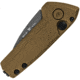 Buck Knives Auto Mini Deploy Folding Knife, 3.75in Closed, 2in, 154CM, Gray Cerakote Drop Point Blade, Burnt Bronze Cerakote Aluminum Handle, 0839BRS1