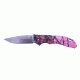 Buck Knives Bantam BLW Knife, Mossy Oak Pink, 3669