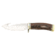 Buck Knives Buck Zipper Fixed Blade Knife, 4.125 in, 420HC Stainless Steel, Drop Point, Walnut, Brown, 0191BRGB/2550