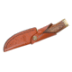 Buck Knives Buck Zipper Fixed Blade Knife, 4.125 in, 420HC Stainless Steel, Drop Point, Walnut, Brown, 0191BRGB/2550