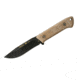 Buck Knives Compadre Camp Fixed Blade Knife, 4.5in, 5160 Steel, Natural Canvas Micarta Handle 0104BRS1