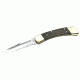 Buck Knives Folding Hunter Knife, 3.75 in, 420HC, Ebony, Wood/Gold, 0110BRSB/9210