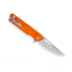 Buck Knives 239 Infusion Assisted Opening Folding Knife, 4.63 in Closed, 3.25 in, 7Cr17MoV, Satin Drop Point Blade, Orange Anodized Aluminum Handle, 13551