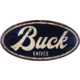 Buck Knives Oval Tin Tacker Sign, BU95306