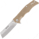 Buck Knives 252 Trunk Knife, 2.875in, 7Cr Stainless Steel, Straight, G10, Satin, Tan, 0252TNSB/13046