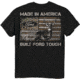 Buck Wear T-shirt ''ford Made In America'' S-sleeve Black Med