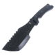 BucknBear American Black Bear Tracker Fixed Knife, Black  Blade, NSN N BNB2825BTT