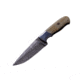 BucknBear Bone Spear Hunter Fixed Knife, Silver Blade, NSN N BNB823218