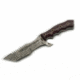 BucknBear Damascus Tanto Tracker with G10 Handle, Red/ Silver, BNB1225TT