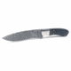 BucknBear Dark Knight Hunter Fixed Knife, Silver Blade, NSN N BNB24141