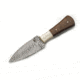BucknBear Double Edge Dagger Fixed Knife, Silver Blade, NSN N BNB135143