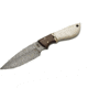 BucknBear Drop Point Hunter Fixed Knife, Silver Blade, NSN N BNB134652