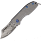 BucknBear Mini EDC Framelock Folding Knife, Gray titanium handle, BNB7800M