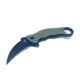 BucknBear Tactical Karambit Folder Knife, GreenBlack, 7.3 x 2 x 3 BNB1221KFMG