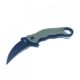 BucknBear Tactical Karambit Folder Knife, 2.5in, D2 Tool Steel, Hawkbill, G10 Army Green, G10, BNB1221KFG