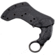 BucknBear Velociraptor Claw Karambit with G10 Handle, Black, Black, BNB1066KAB