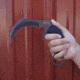 BucknBear Velociraptor Claw Karambit with G10 Handle, Black, Black, BNB1066KAB