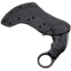 BucknBear Velociraptor Claw Karambit with G10 Handle, Black, Silver, BNB1066KAS