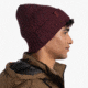 Buff Knitted Beanie, Norval Maroon, 124242.632.10.00