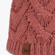 Buff Knitted &amp; Fleece Beanie, Caryn Crimson, 123515.401.10.00