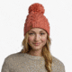 Buff Knitted &amp; Fleece Beanie, Caryn Crimson, 123515.401.10.00