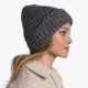 Buff Knitted &amp; Fleece Beanie, Grey, 129698.937.10.00