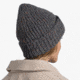 Buff Knitted &amp; Fleece Beanie, Grey, 129698.937.10.00