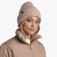 Buff Knitted &amp; Fleece Beanie, Pale Pink, 129698.508.10.00