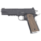 BUL Armory USA 1911-EDC-5 Pistol, .45 ACP, 5in barrel, matte black stainless steel frame, custom G10 grip, recoil operated semi-automatic, fiber-optic front, U-notch rear, 8 round magazine, BUL1911EDC54551FRRMPG