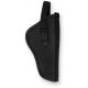Bulldog Cases &amp; Vaults Hip Holster, Right Hand, Black - Revolver 3-4 inch S&amp;W K, L, N Frame - DLX-12