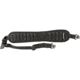 Bulldog Cases &amp; Vaults Ribbed Rifle Sling w/ Deluxe Locking Swivels, Black, BD837