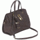 Bulldog Cases &amp; Vaults Satchel Style Purse w/Holster, Chocolate Brown, BDP-028