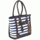 Bulldog Cases &amp; Vaults Tote Style Purse w/Holsters - Navy Stripe, Navy, BDP-050