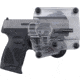 Bulldog Cases &amp; Vaults Max Multi-Fit Holster, Transparent Clear Polymer Paddle Mount, MX002