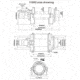 Bulldog Winch 15k Hydraulic Winch w/98ft Wire Rope, 11002