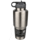 Bulldog Winch 30Oz 304 Stainless Steel Tumbler, Double Wall with Screw-On Flip-Up Straw Lid, Clean, 80052