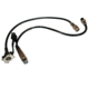 Bulldog Winch 3ft Plug Extension for Standard Series 10041X, 5-Prong, Black, 20309