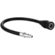 Bulldog Winch Adapter Hose for 41000, 12in Rubber to Style M Quick Connect, Black, 42076