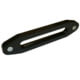 Bulldog Winch Hawse Fairlead, Aluminum with 10in Mount/Standard Drum, 3/4in Thick, Black, 20085