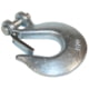 Bulldog Winch Hook, 1/2in w/ Clasp G70, Alloy Steel, Zinc Plated, Black, 20123