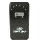 Bulldog Winch LED Light Bar Rocker Switch, White, 20260