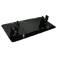 Bulldog Winch Licence Plate Bracket, Roller Fairlead Mount, Black, 20278