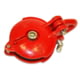 Bulldog Winch Pulley Block, 24K BS, 9K WLL, Red, 20027