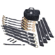 Bulldog Winch Ratcheting Tie-Down Strap Set, 17Pc, Black, 20351