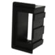 Bulldog Winch Switch Mounting Panel - End, Black, 20264