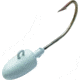 Bullet Weights Bullet Jig Head, Glow White, 8oz, 10/0 Hook, BTJP8BGLO
