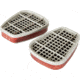 BulletSafe BreatheSafe Respirator/Gas Mask Replacement Filter Set, Black, BS59000.01